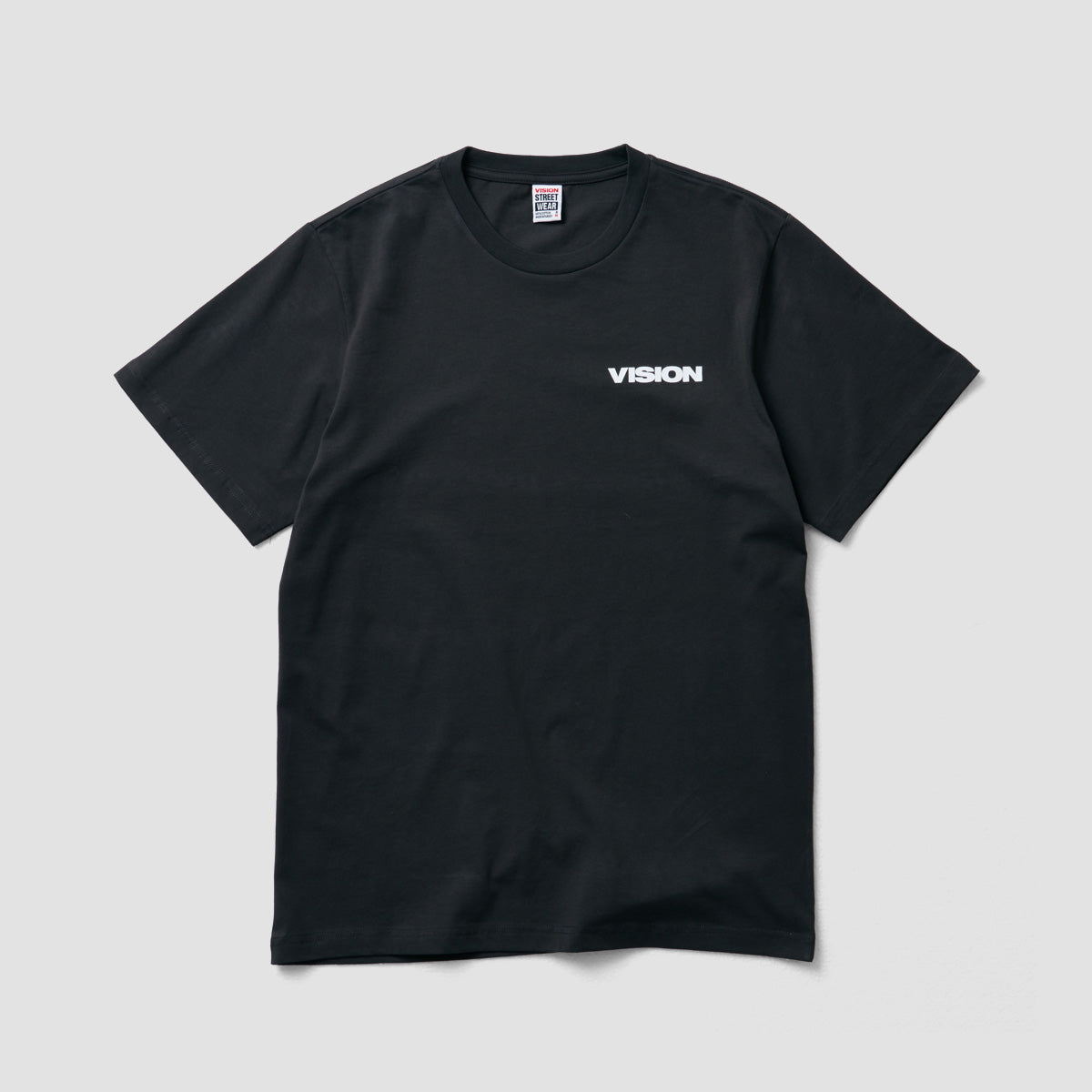 Vision Twist Box Logo T-Shirt Washed Black