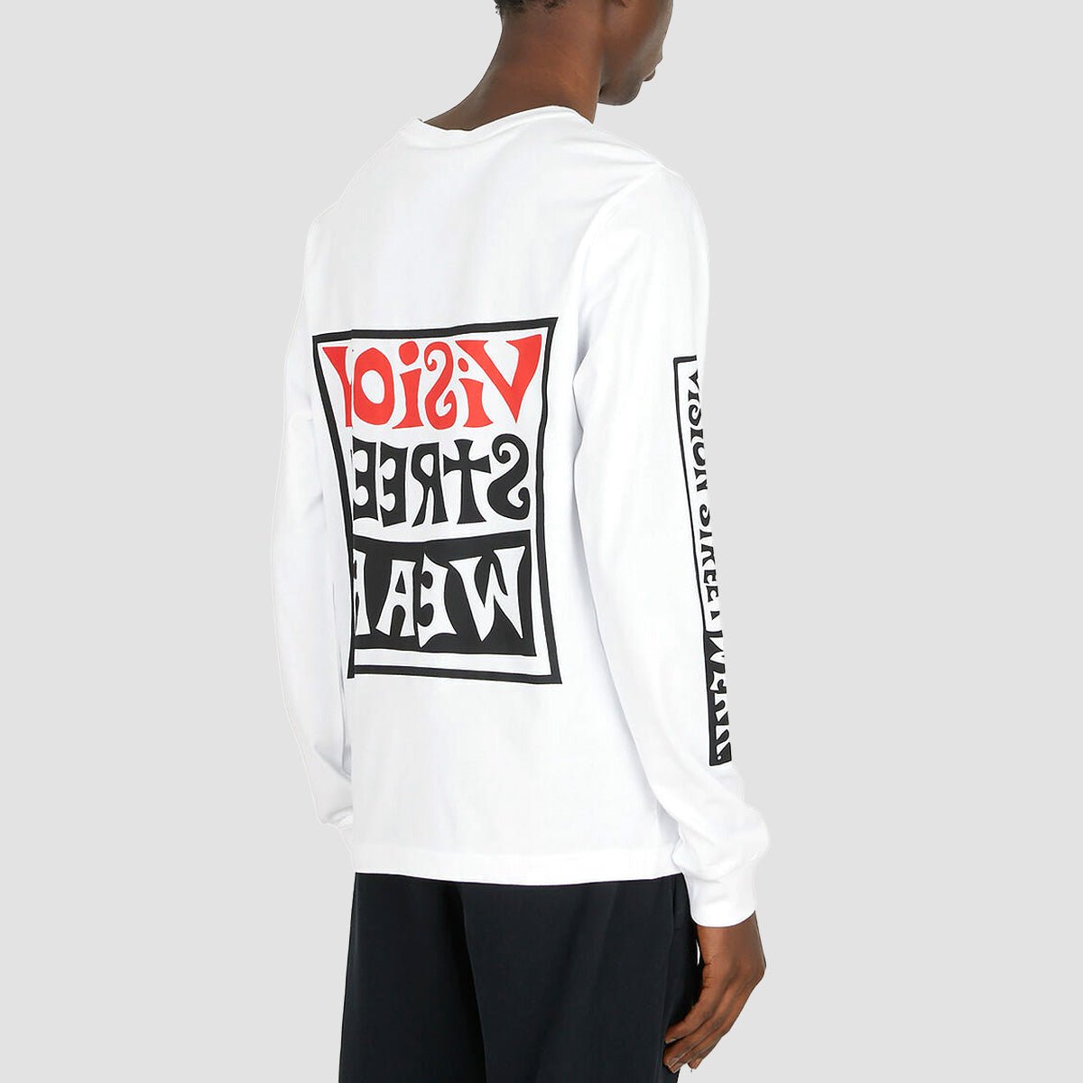 Vision Wavy OG Box Logo Longsleeve T-Shirt White