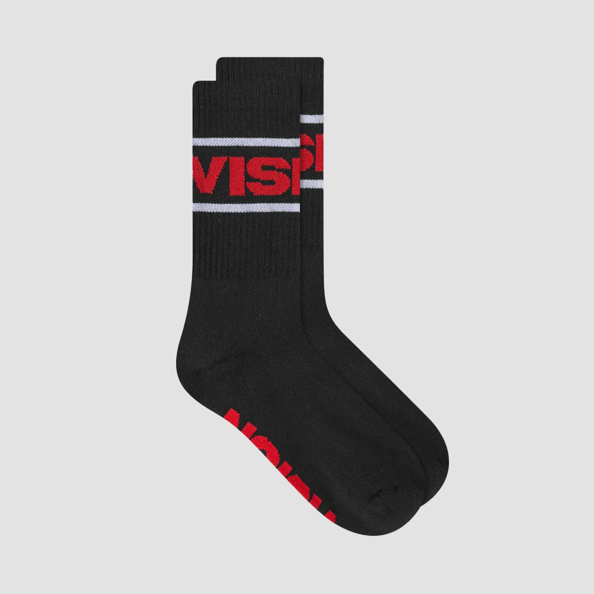 Vision Wrap Logo Socks Black