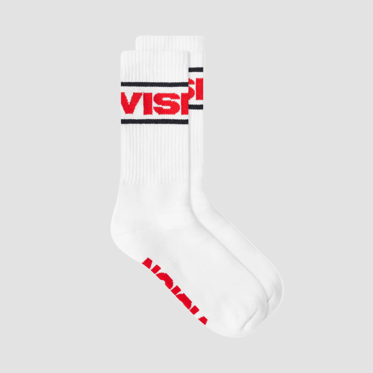 Vision Wrap Logo Socks White