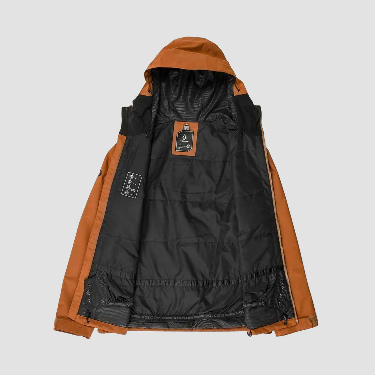 Volcom 2836 Ins 20K Snow Jacket Caramel