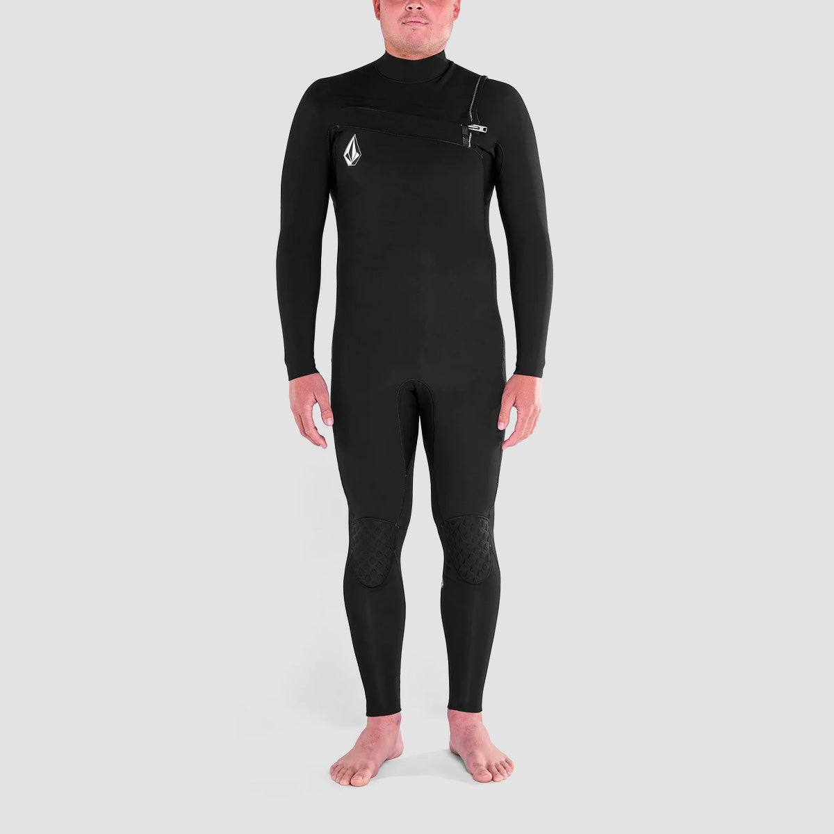 Volcom 4/3mm Chest Zip Fullsuit Wetsuit Black