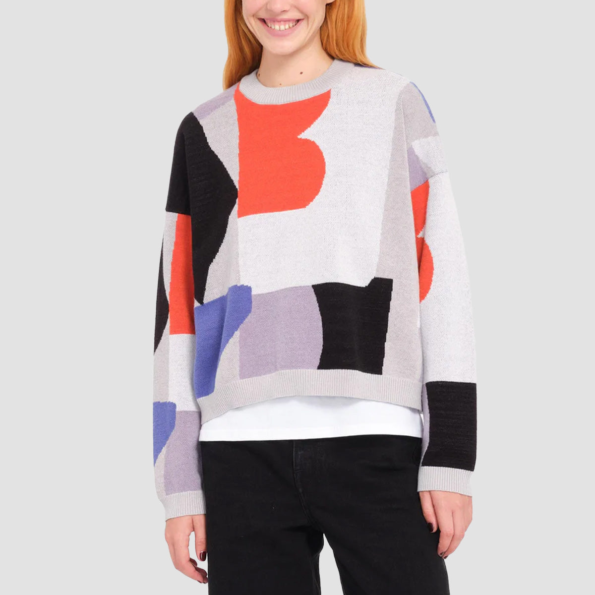 Volcom Abstrackom Knit Sweater Multi - Womens