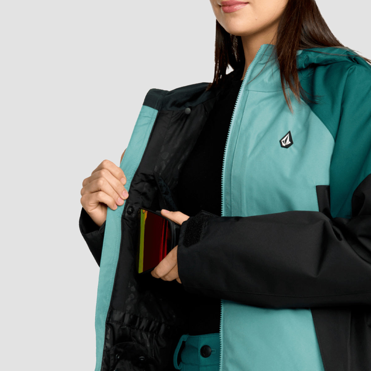 Volcom Agate Ins 10K Snow Jacket Arctic Blue - Womens