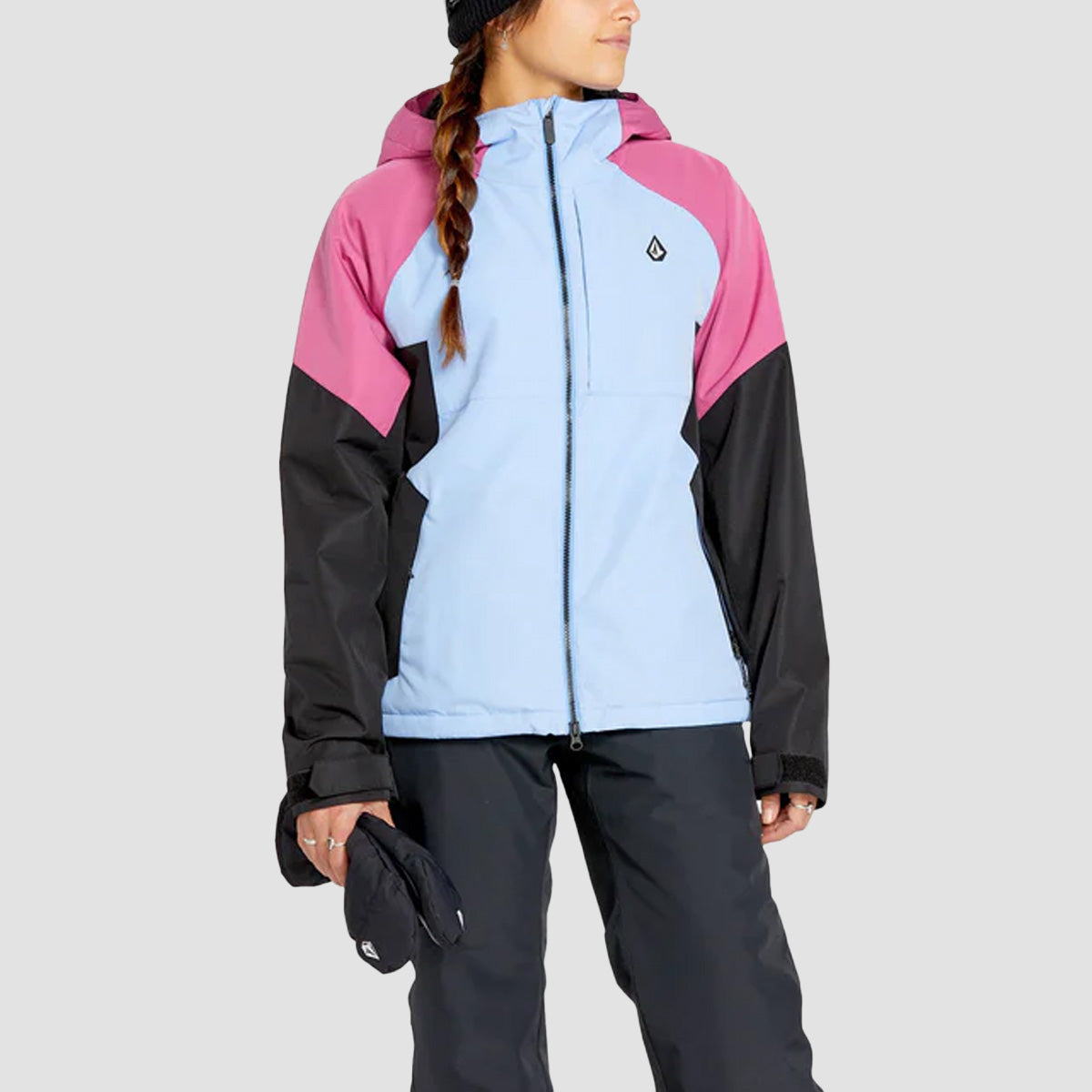 Volcom Agate Ins 10K Snow Jacket Crystal Blue - Womens