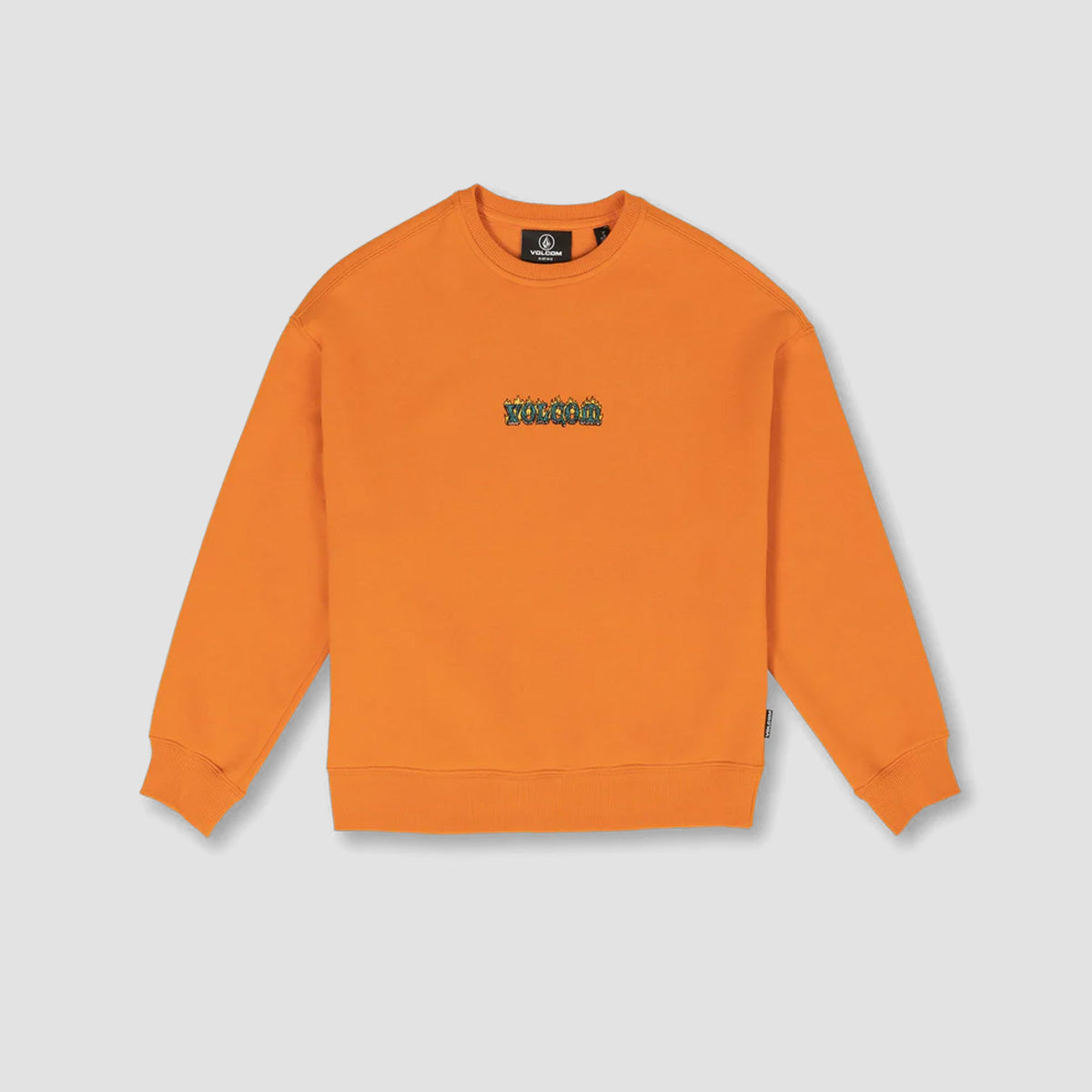 Volcom Alstone Crew Sweatshirt Saffron - Kids
