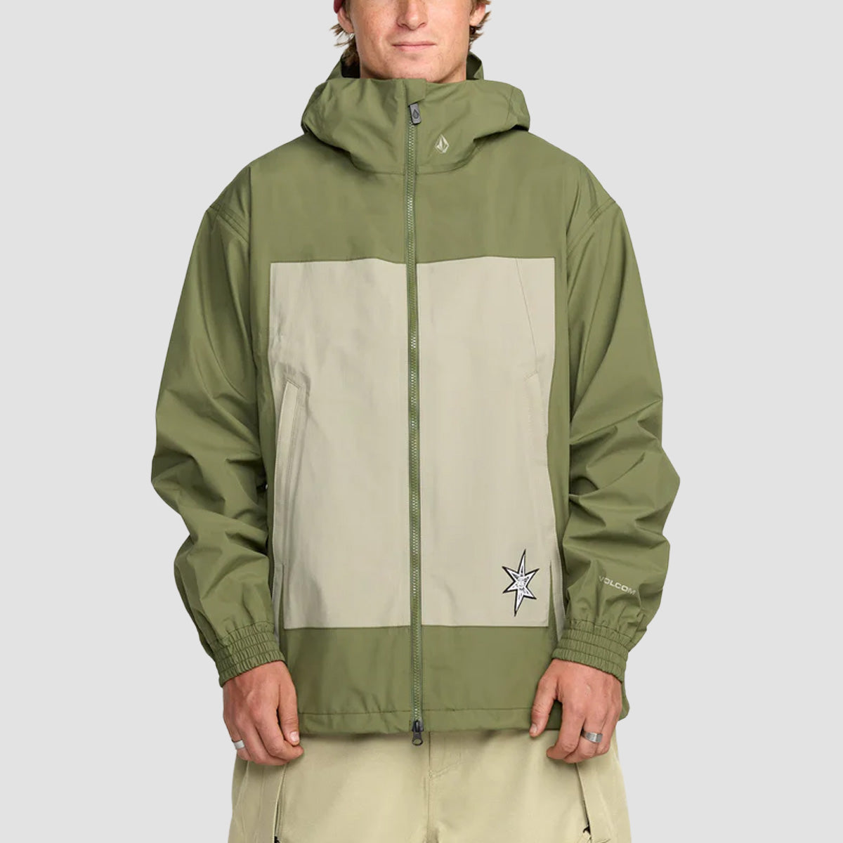 Volcom Arthur 3L 15K Snow Jacket Dark Olive