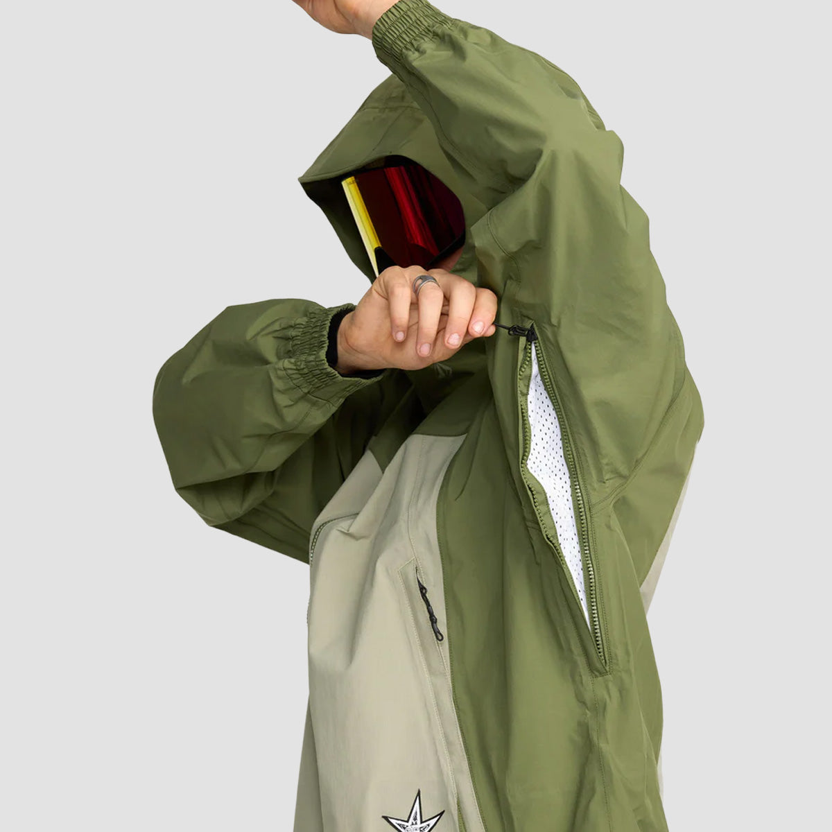 Volcom Arthur 3L 15K Snow Jacket Dark Olive