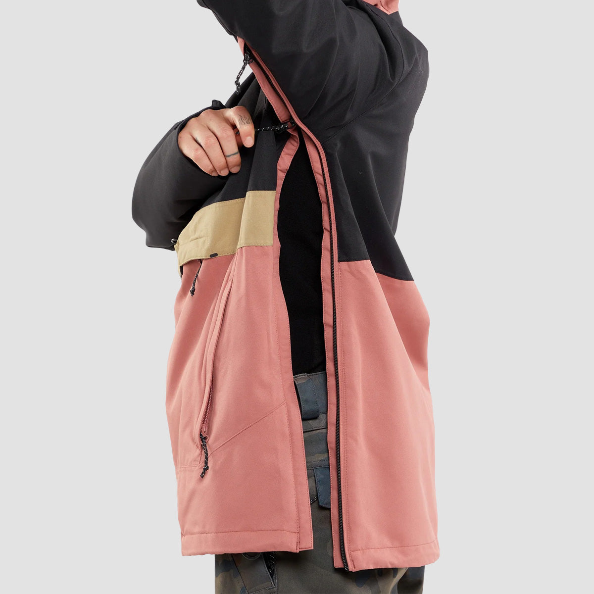 Volcom Ashfield Pullover Snow Jacket Earth Pink - Womens