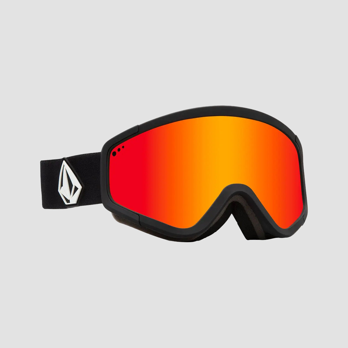 Volcom Attunga Snow Goggles Matte Black/Red Chrome