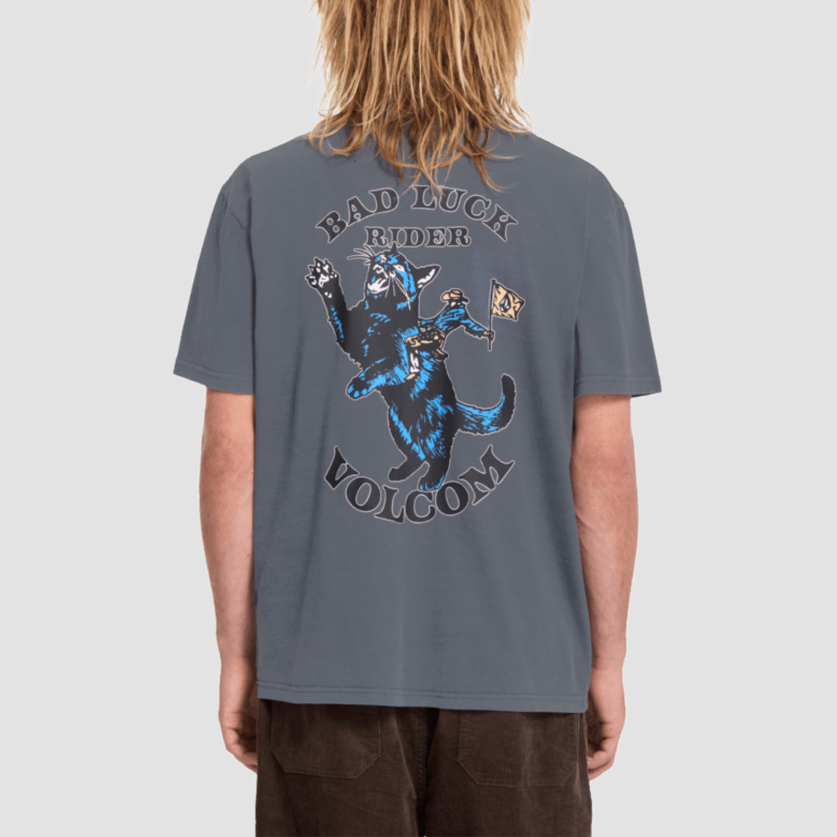 Volcom Bad Luck T-Shirt Storm Blue