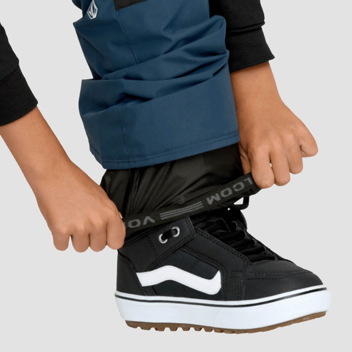 Volcom Barkley Ins 10K Bib Overall Snow Pants Deep Blue - Kids