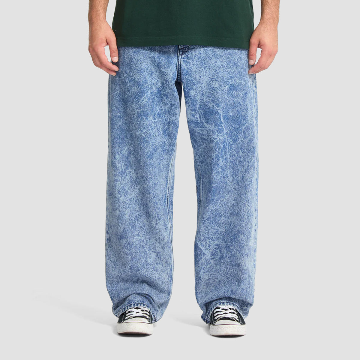 Volcom Billow Loose Fit Jeans Broken Blue