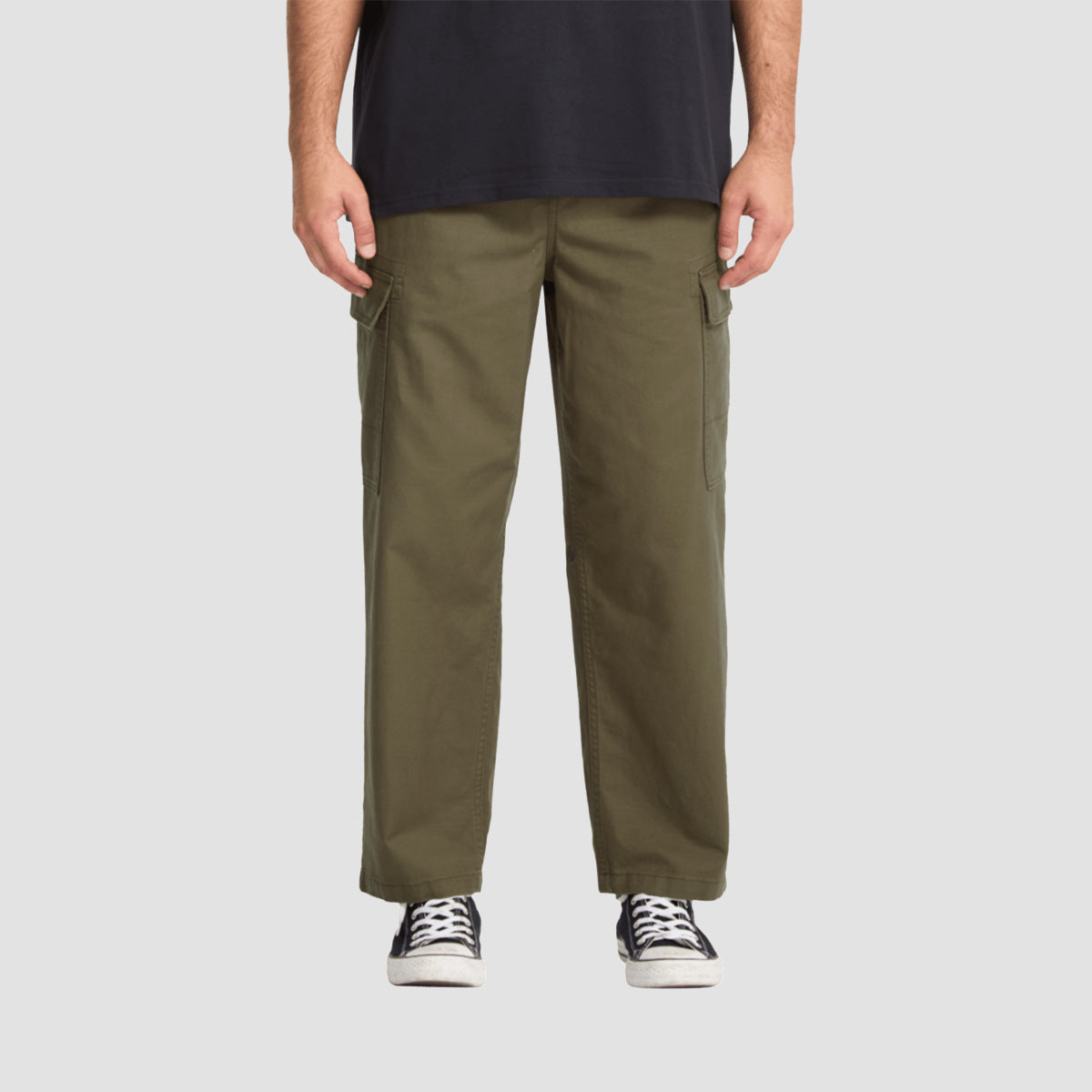 Volcom Billow Tapered EW Cargo Pants Sage Leaf