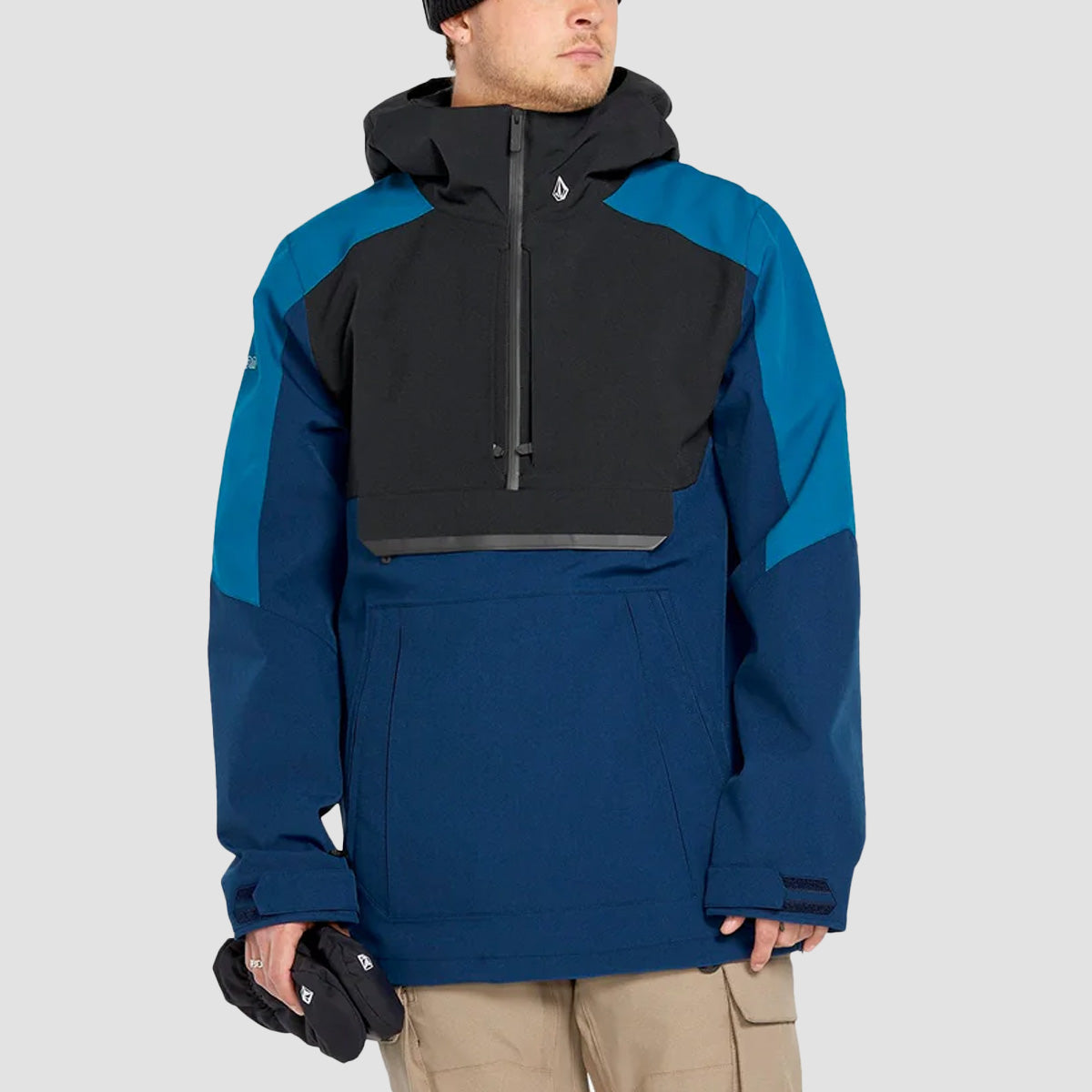 Volcom Brighton 15K Pullover Snow Jacket Navy