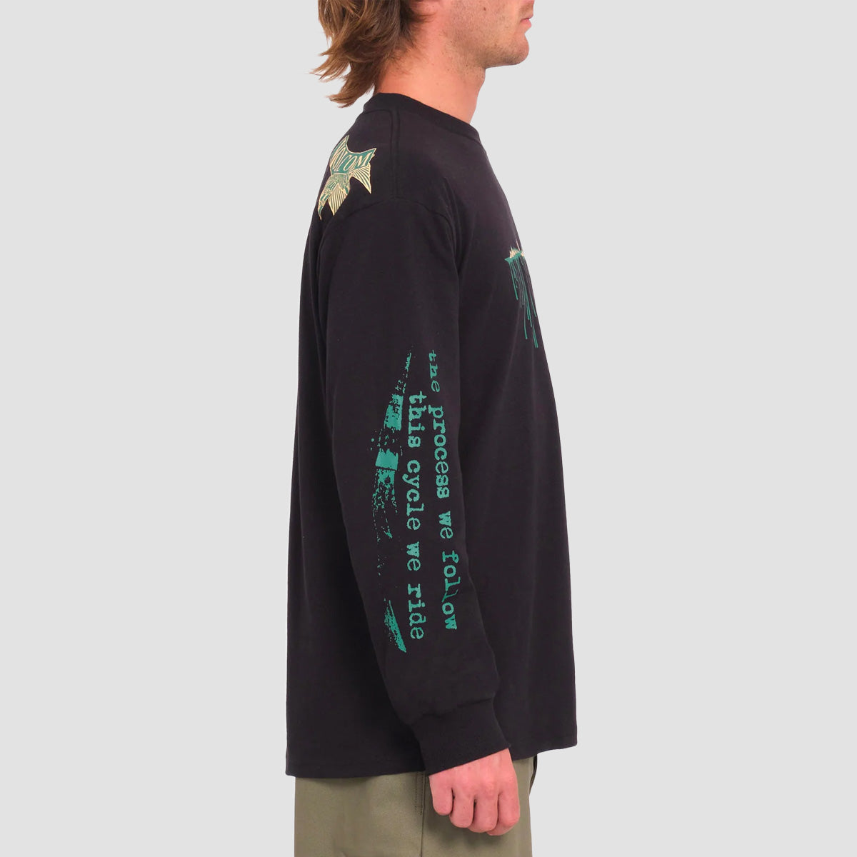 Volcom Bryan Iguchi Longsleeve T-Shirt Black