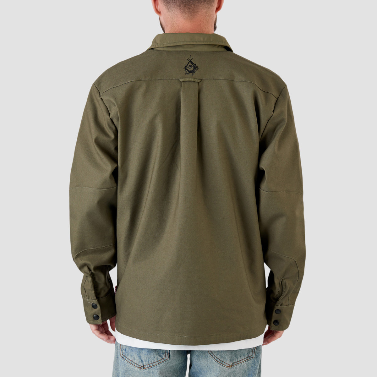 Volcom Bryan Iguchi Longsleeve Work Shirt Wintermoss