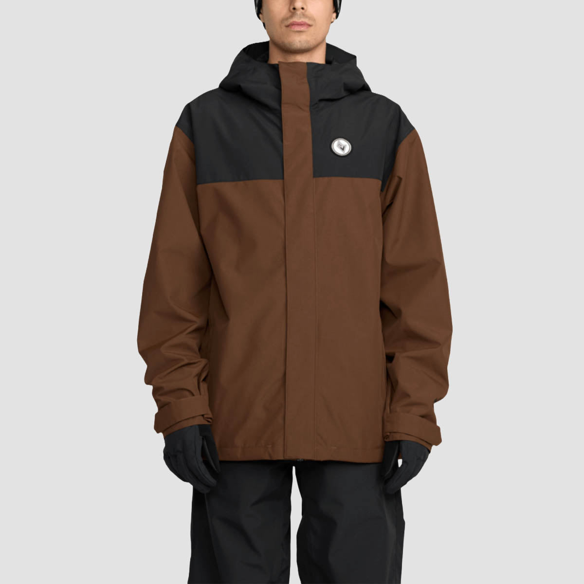 Volcom Buckthreeeighty 10K Snow Jacket Brown