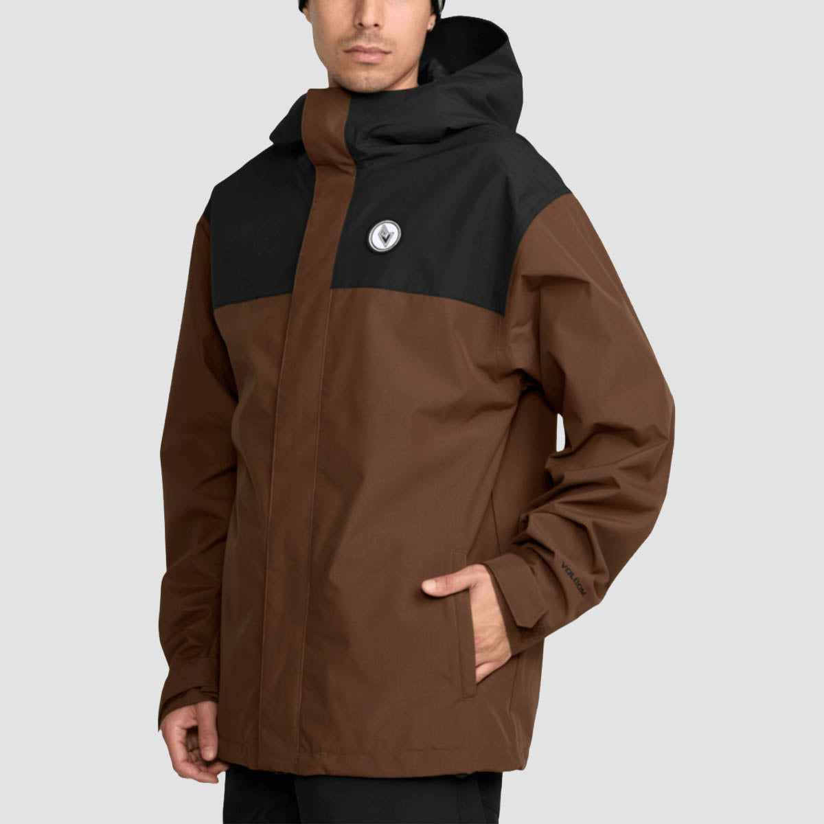 Volcom Buckthreeeighty 10K Snow Jacket Brown