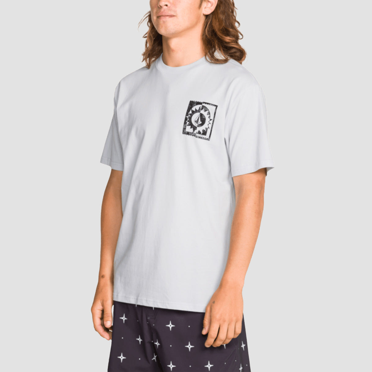 Volcom Burner T-Shirt Light Blue Acid