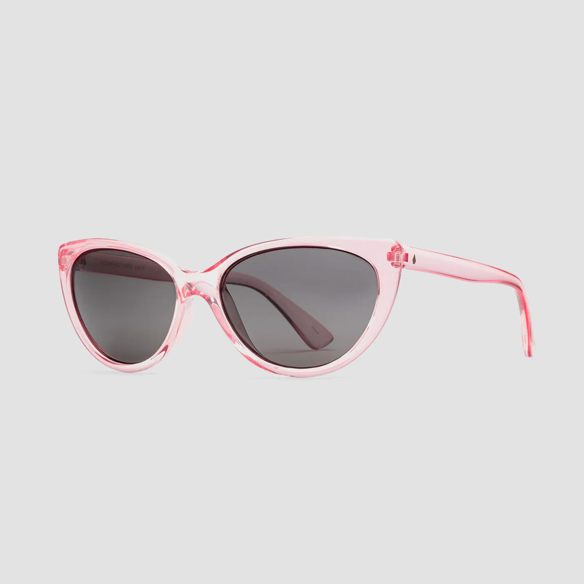 Volcom Butter Sunglasses Crystal Light Pink/Grey - Womens
