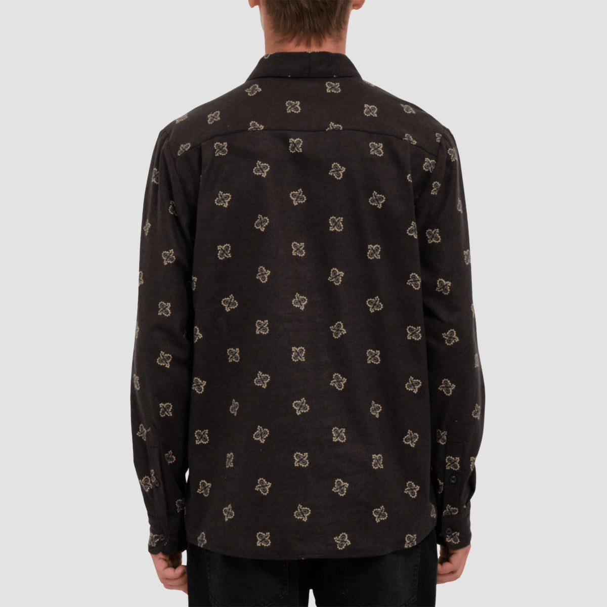 Volcom Casbah Woven Longsleeve Shirt Stealth