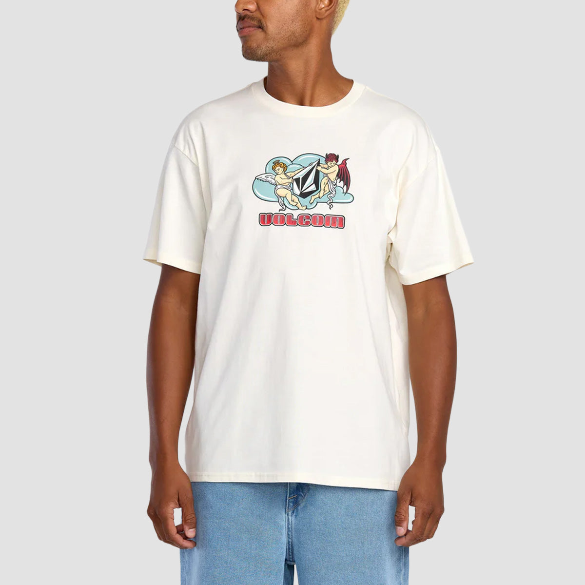 Volcom Cherubs T-Shirt Off White