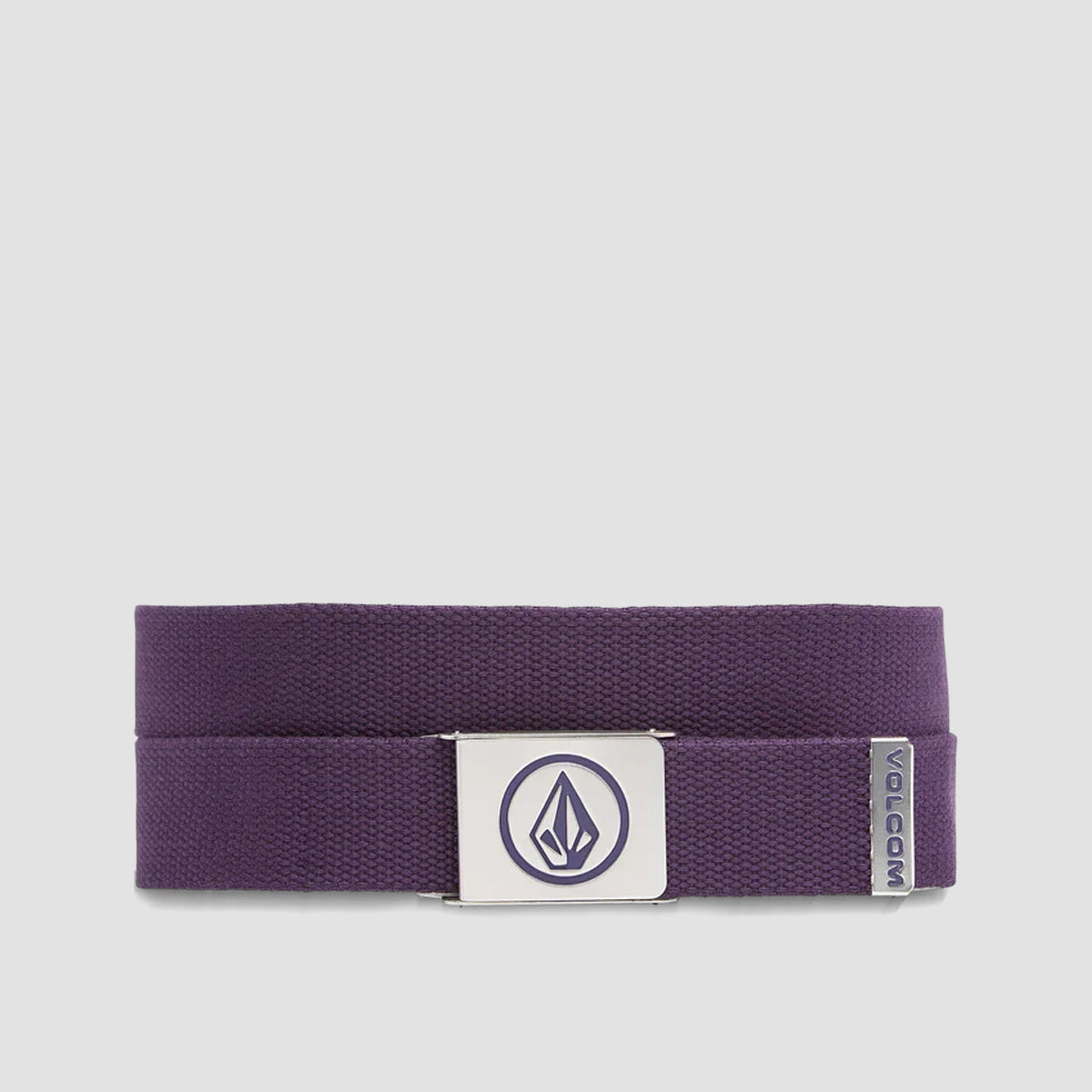 Volcom Circle Web Belt Dark Purple