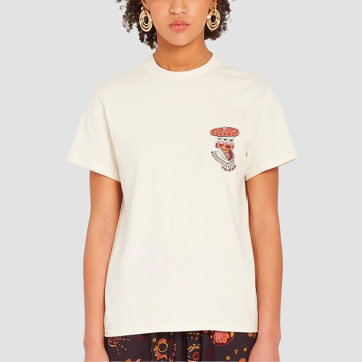 Volcom Connected Minds T-Shirt Sand - Womens