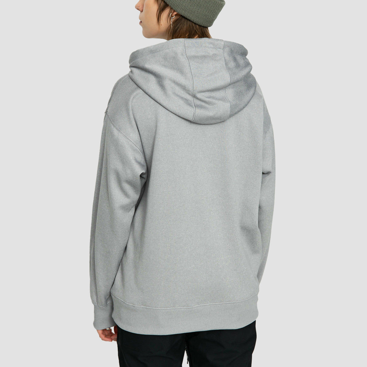 Volcom Core Hydro Pullover Snow Hoodie Heather Grey - Womens