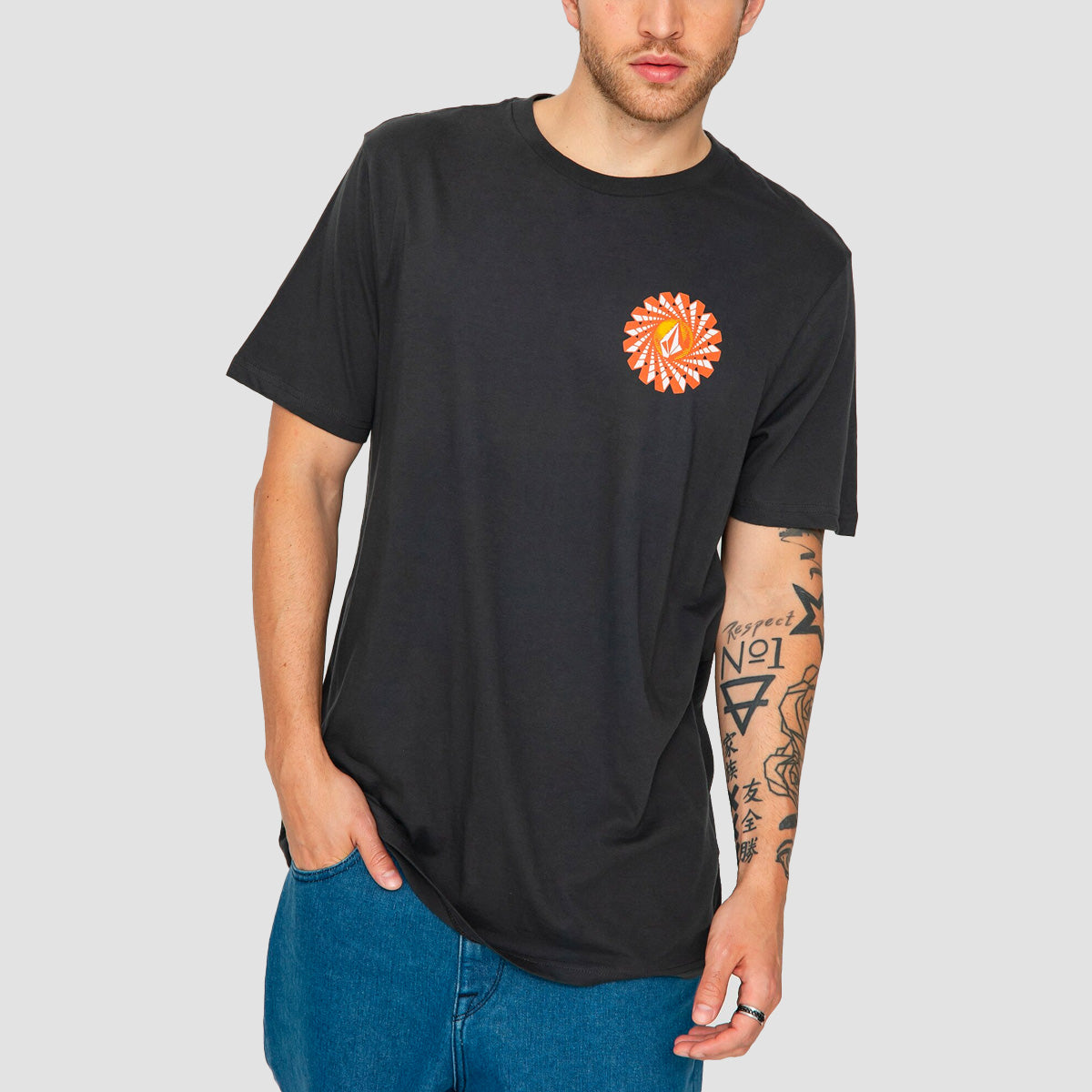 Volcom Earth Tripper FTY Molchat T-Shirt Stealth