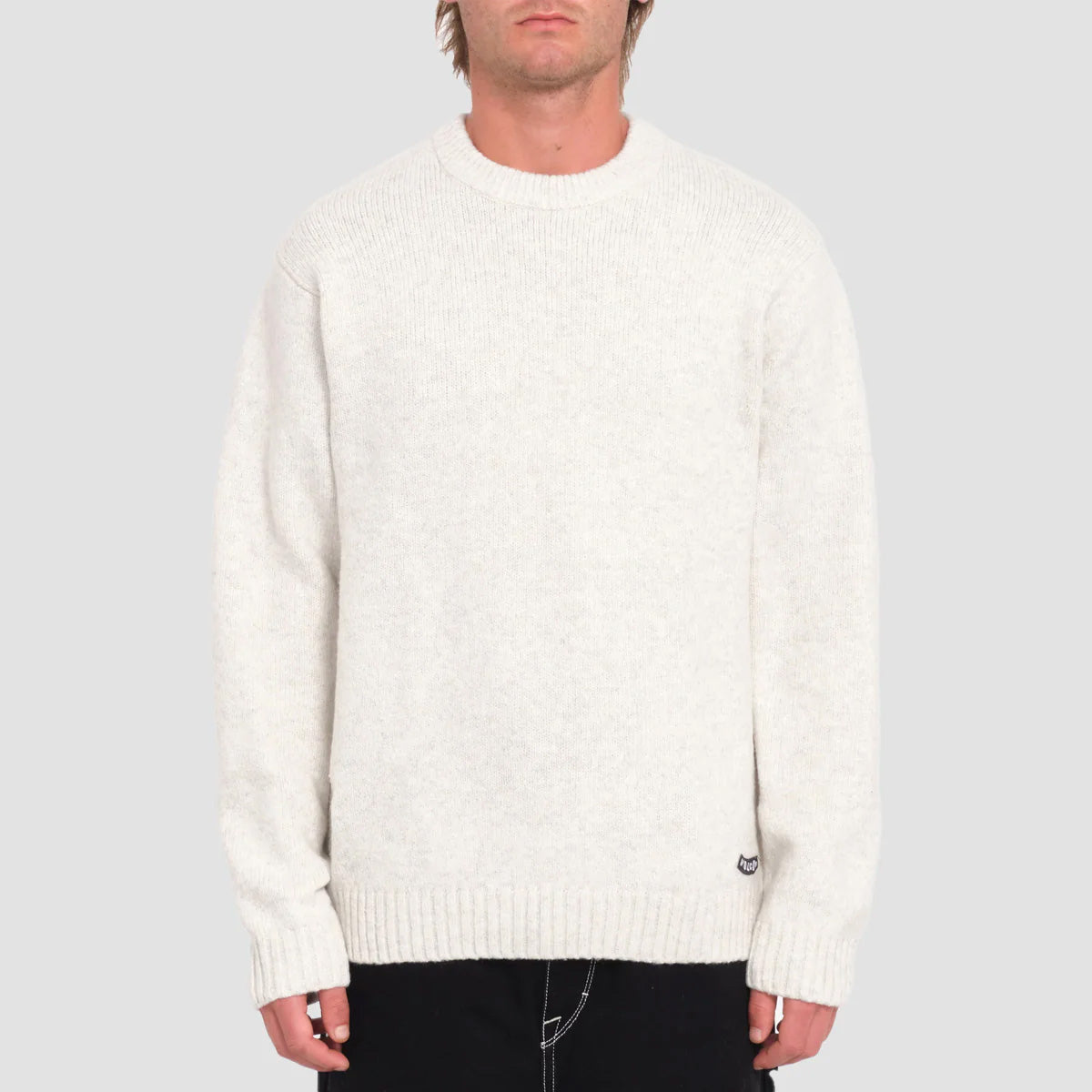 Volcom Edmonder II Knit Sweater Dirty White