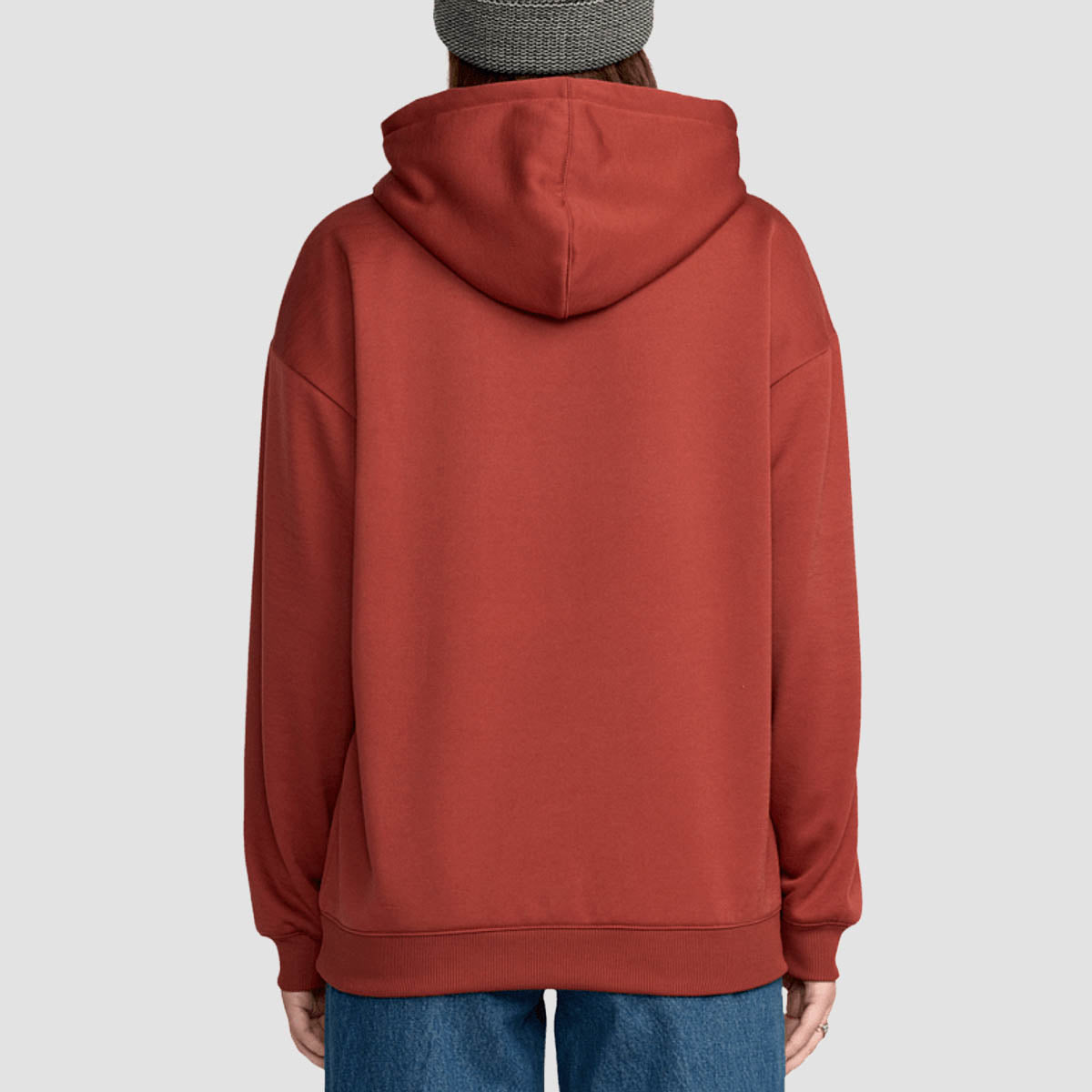 Volcom Essential Hydro Pullover Hoodie Henna - Womens