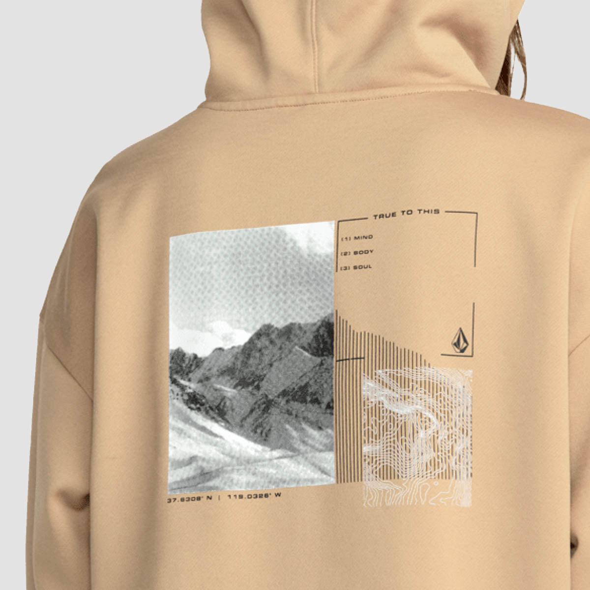 Volcom Essential Hydro Pullover Hoodie Oatmeal - Womens