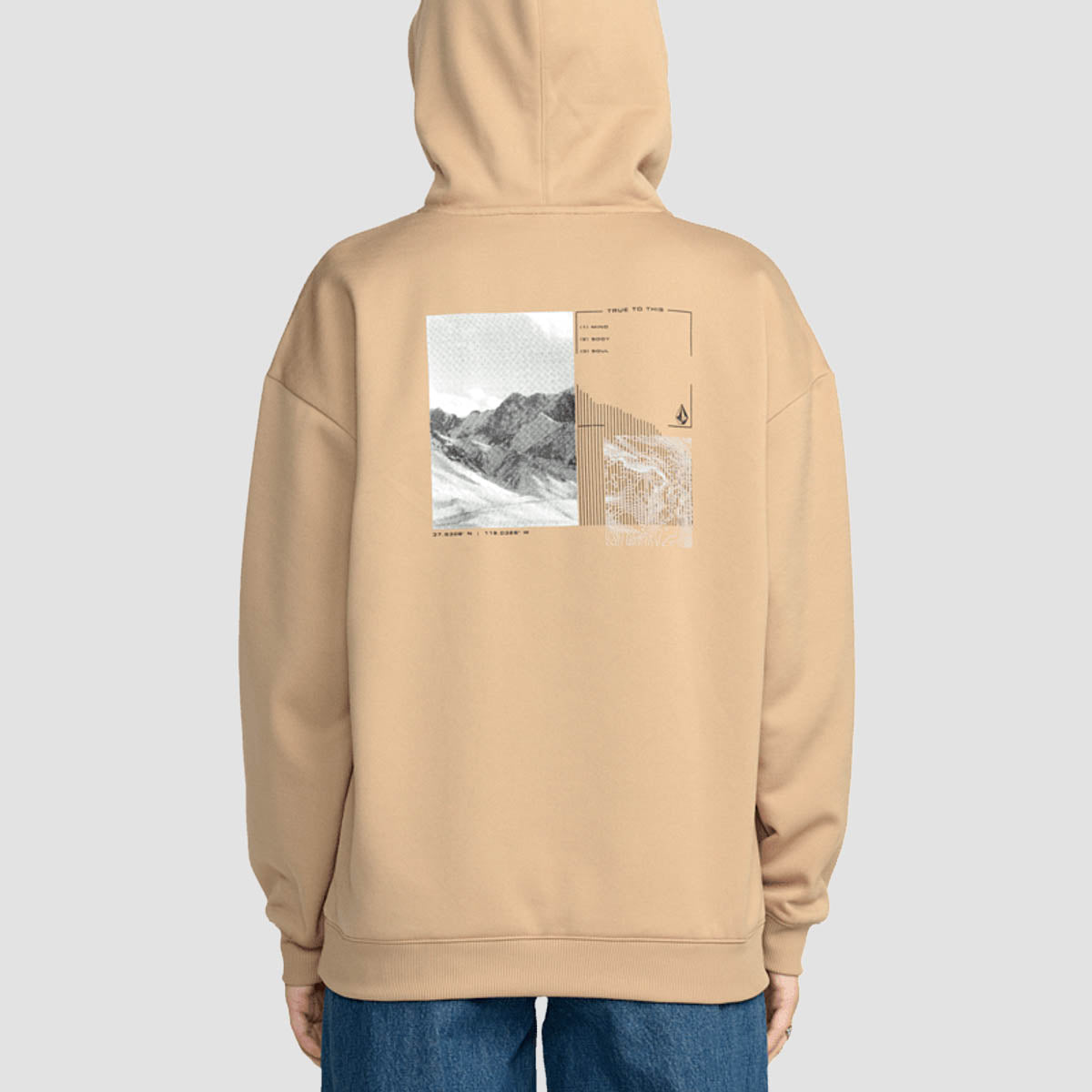Volcom Essential Hydro Pullover Hoodie Oatmeal - Womens