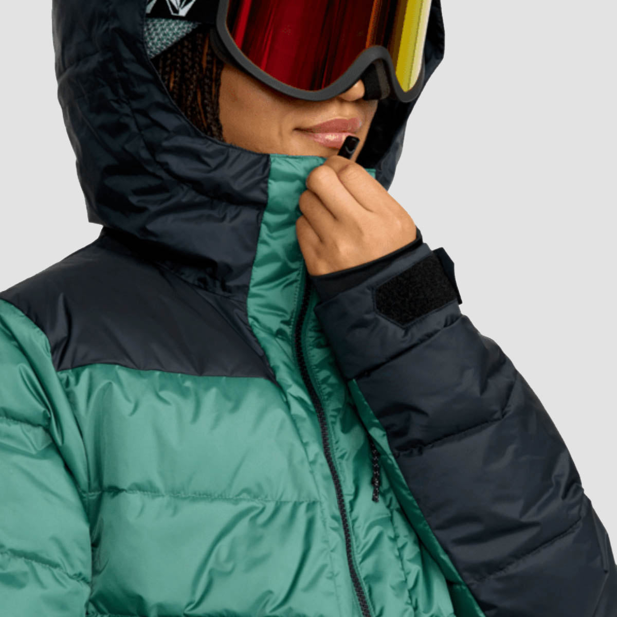 Volcom Estes Puff 10K Snow Jacket Spruce Green - Womens
