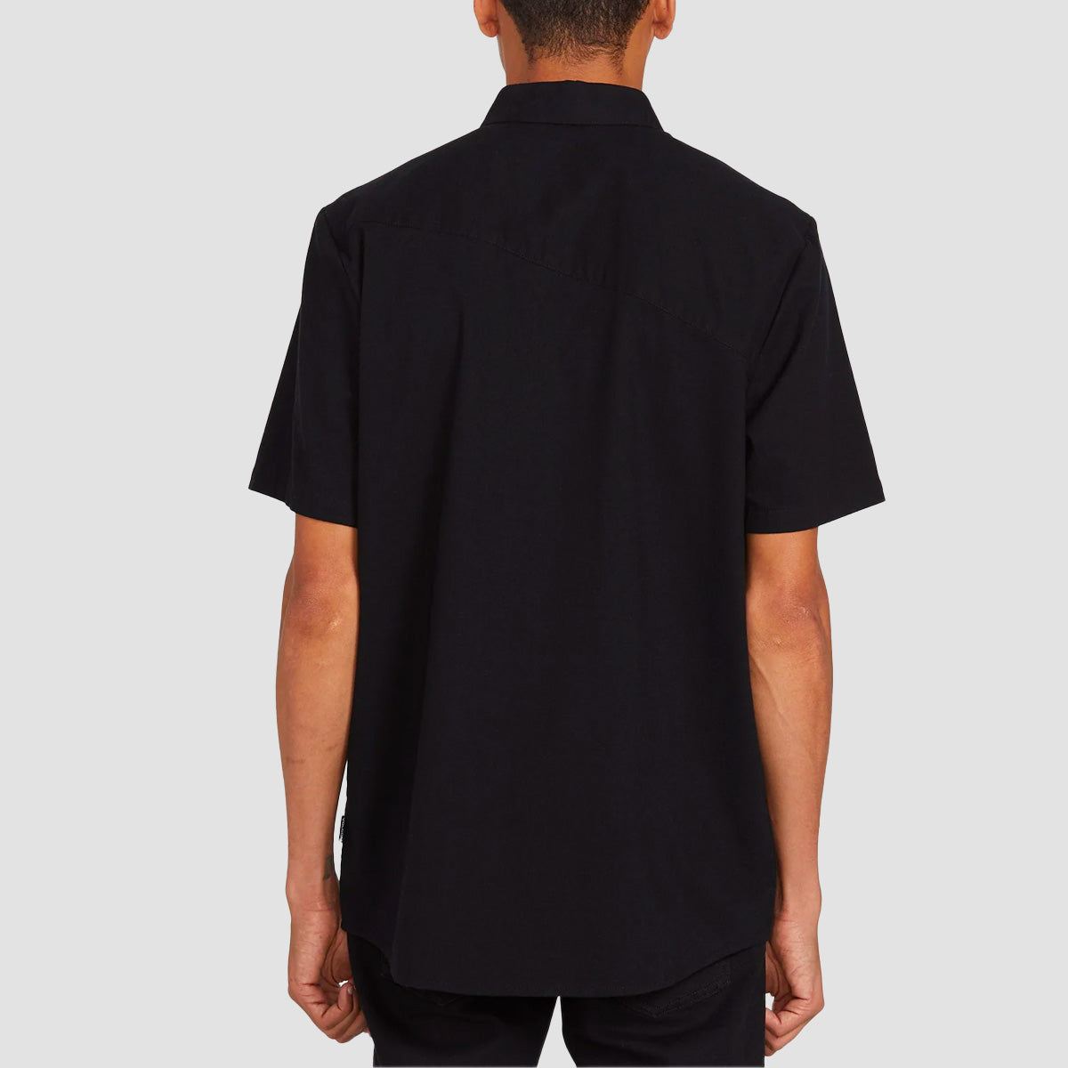 Volcom Everett Oxford Short Sleeve Shirt New Black