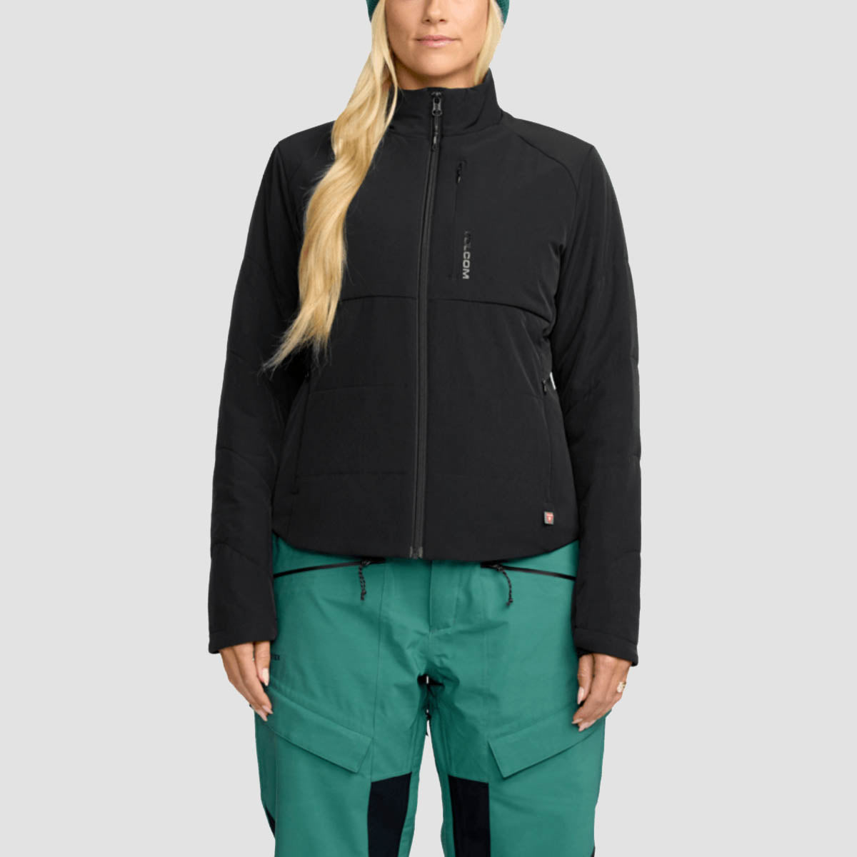 Volcom Evergreen Full Zip Jacket Black - Womens