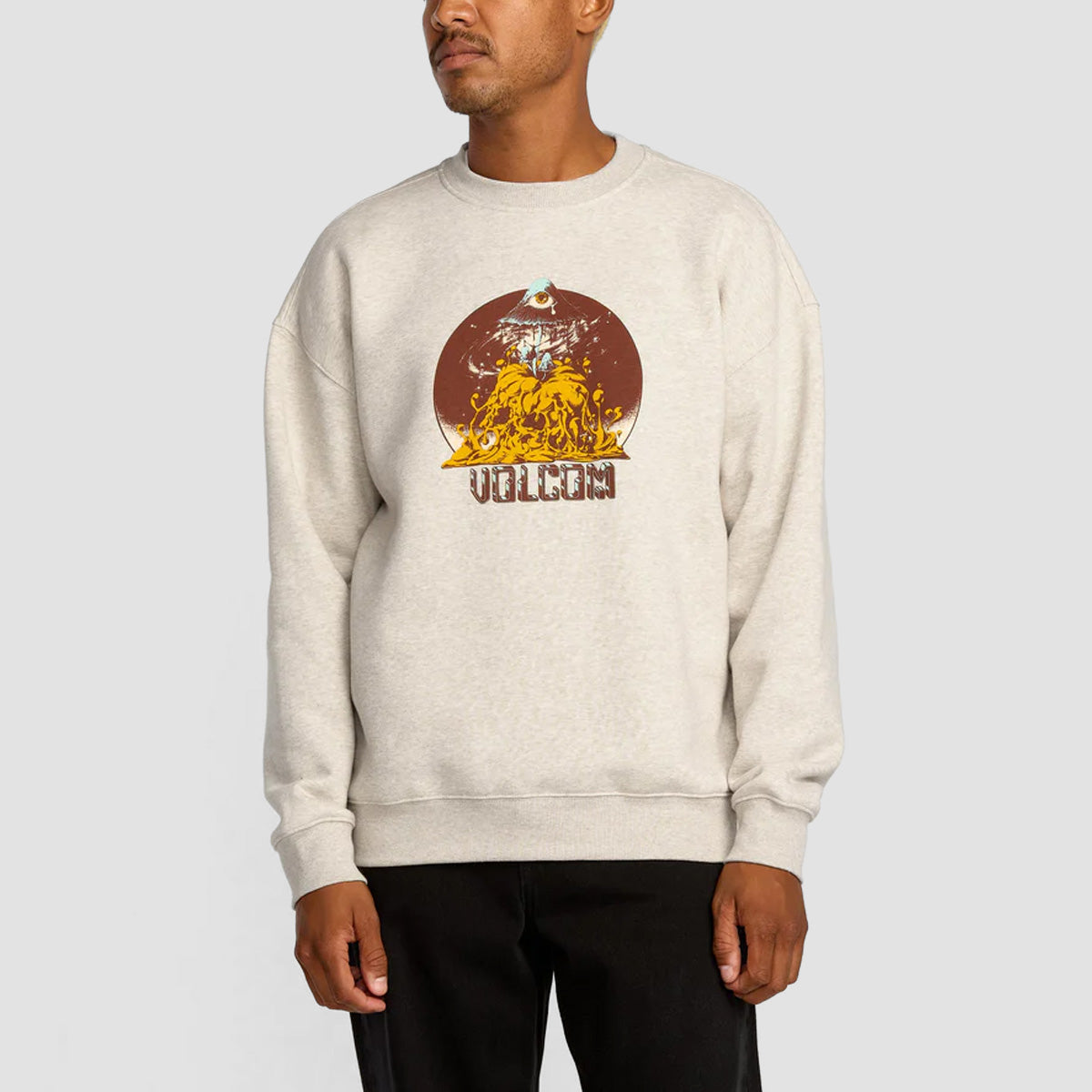 Volcom FA Callum Rooney Crew Sweatshirt Dust Heather