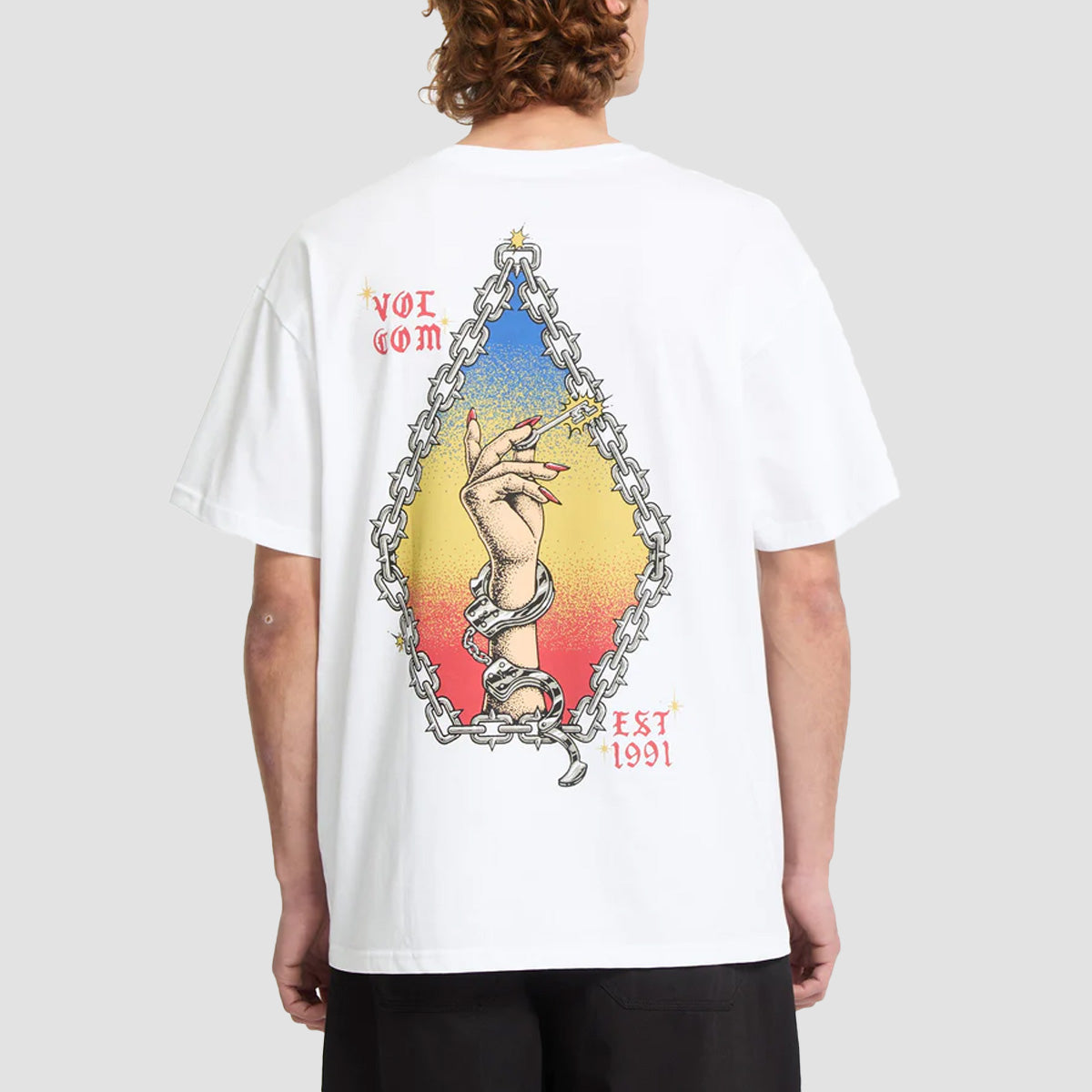 Volcom FA Daniel Shepard Unlocked T-Shirt White