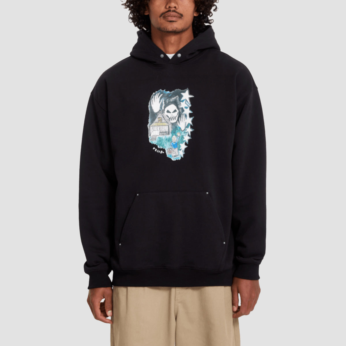 Volcom FA Issam Auptel Pullover Hoodie Black