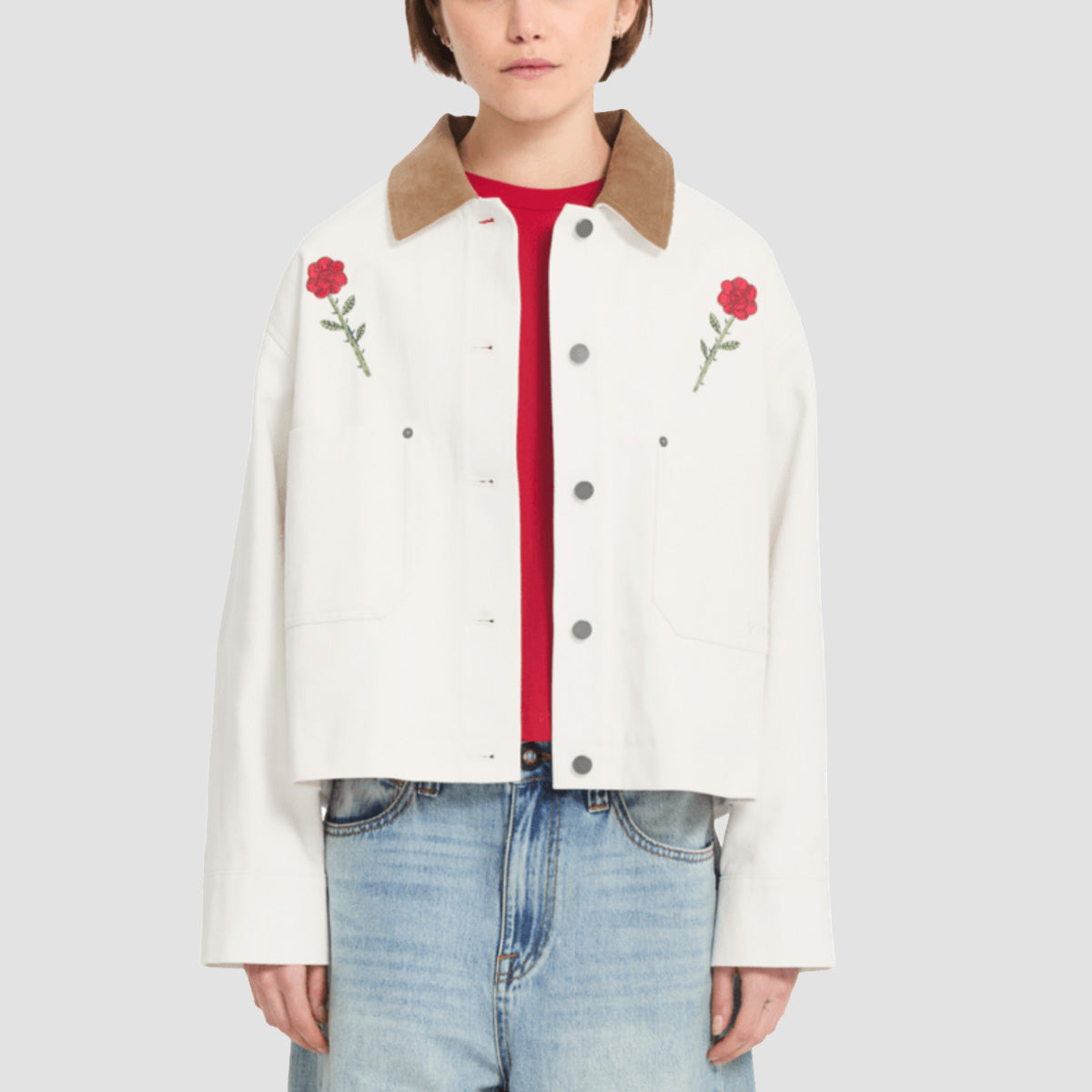 Volcom FA Mickey Mason Jacket Off White - Womens