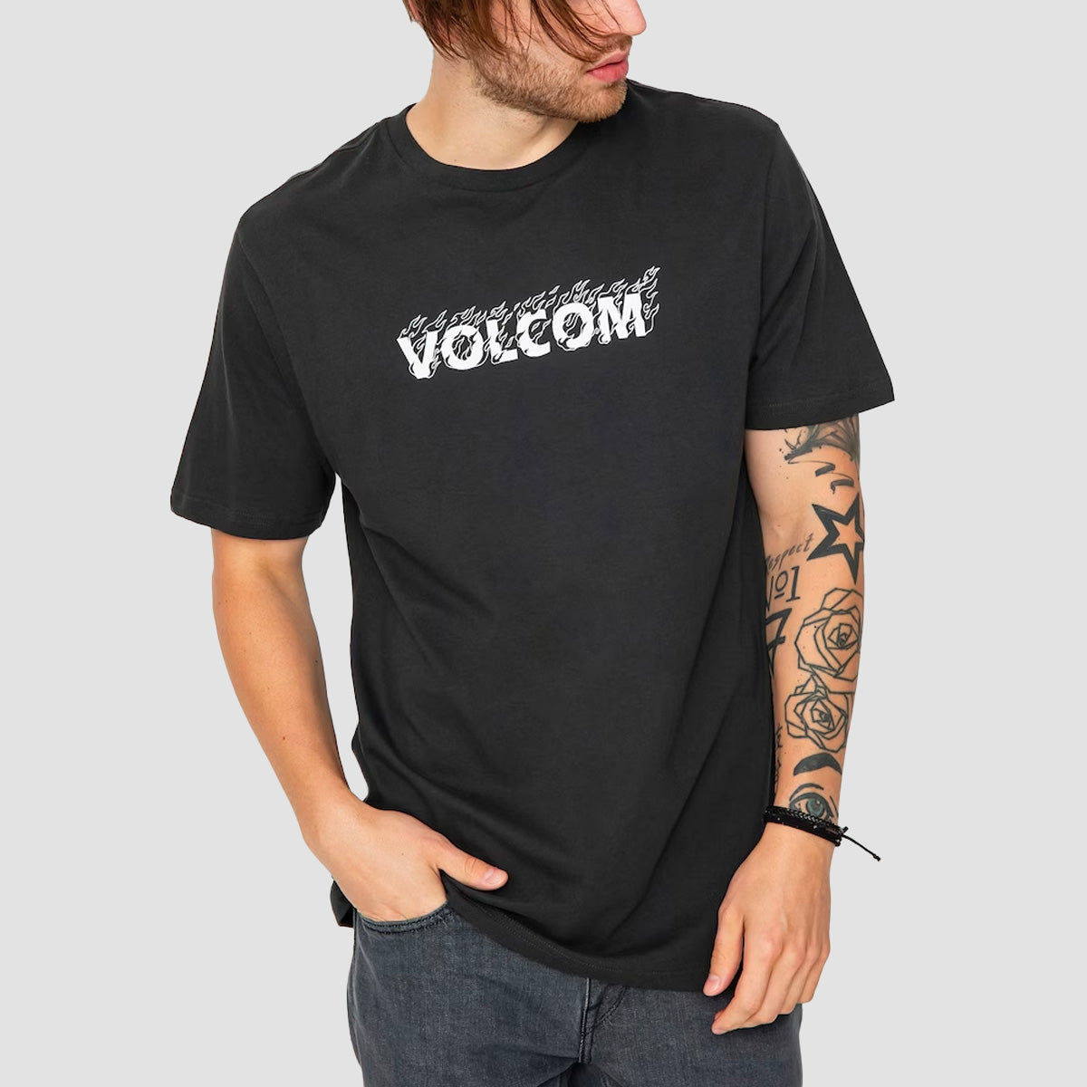 Volcom Firefight T-Shirt Stealth