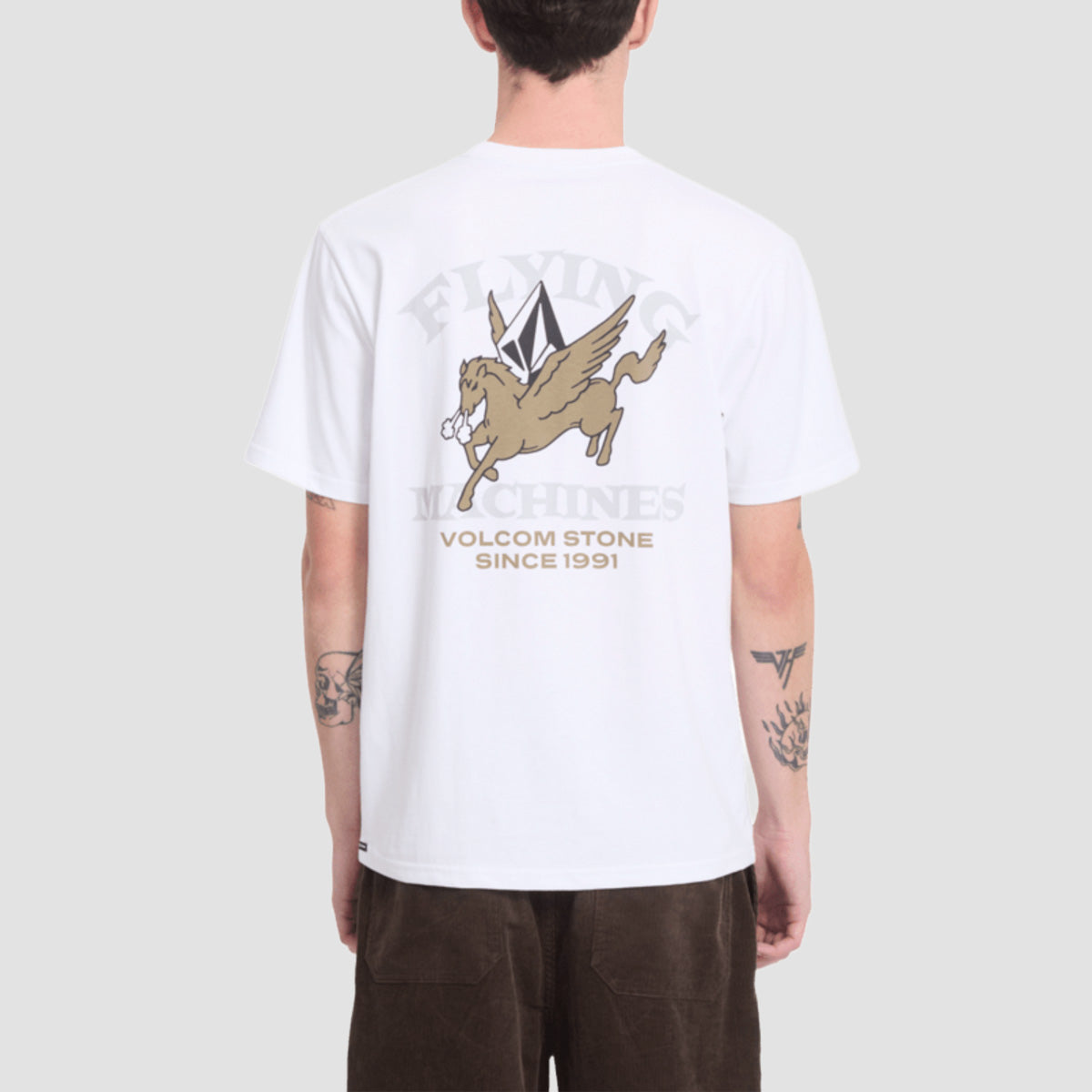 Volcom Flying Machine T-Shirt White