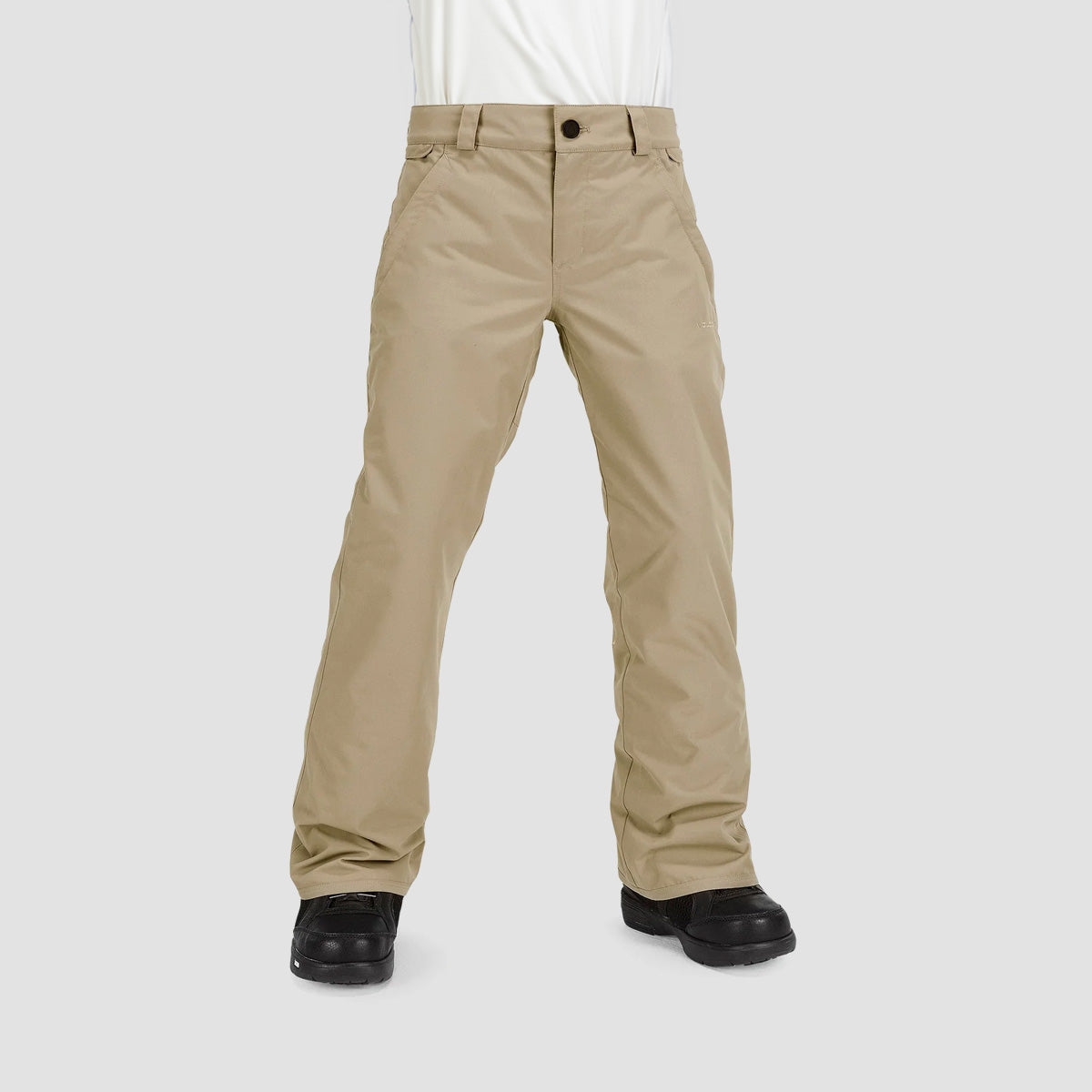 Volcom Freakin Chino Ins Snow Pants Dark Khaki - Kids