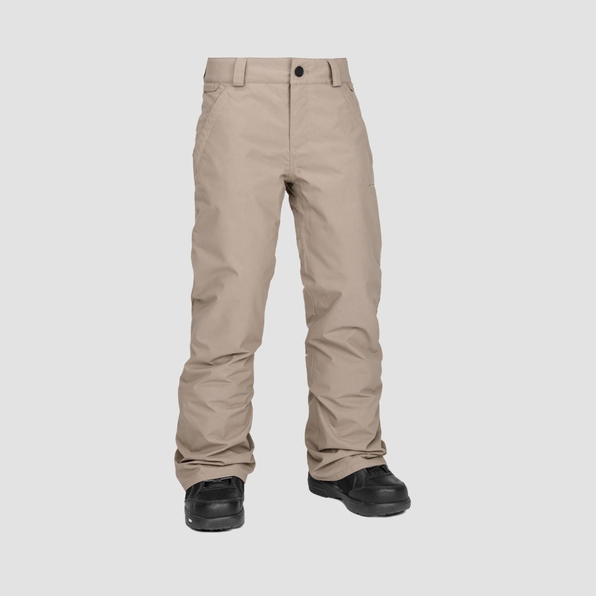 Volcom Freakin Chino Youth Ins Snow Pants Dark Teak - Kids
