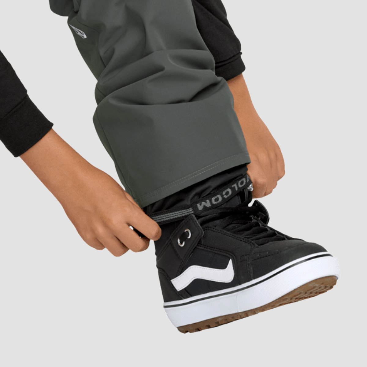 Volcom Freakin Chino Youth Ins Snow Pants Dark Grey - Kids