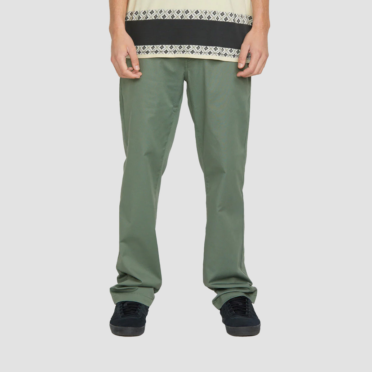 Volcom Frickin Modern Stretch Chino Pants Light Olive