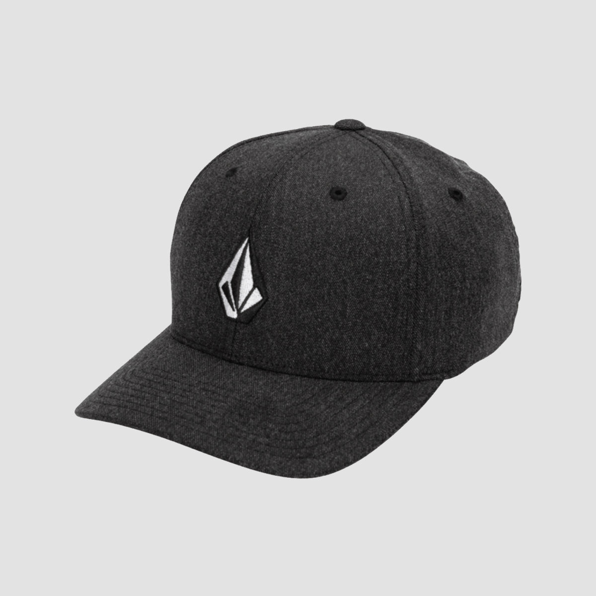 Volcom Full Stone Hthr Flexfit Cap Charcoal Heather