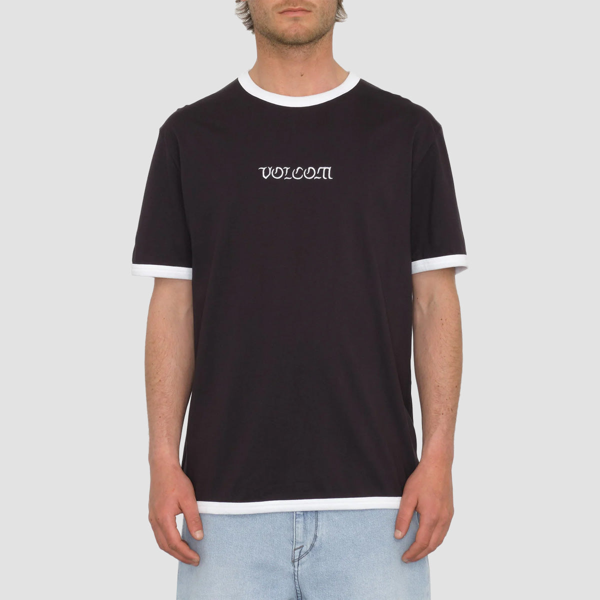 Volcom Fullring Ringer T-Shirt Black
